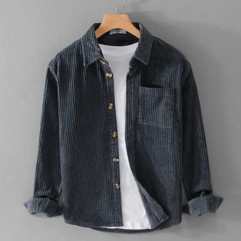 LÃ¤ssige Cordjacke FÃ¼r Herren