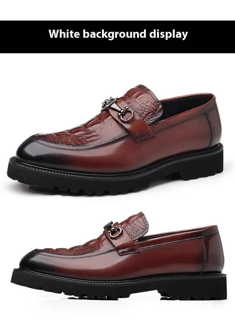 Elegante Herren Mokassins aus Leder
