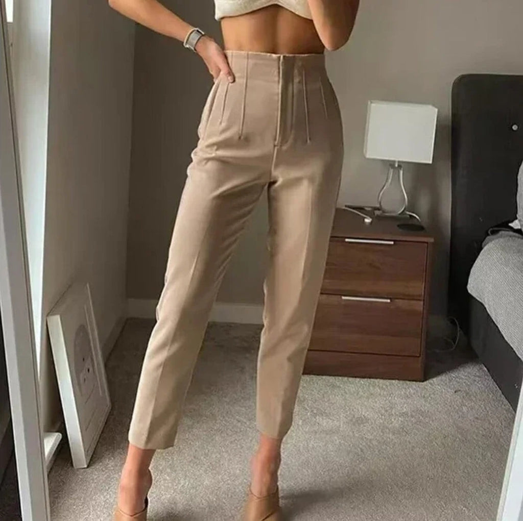 Hohe Taille - Lässige formelle Hose