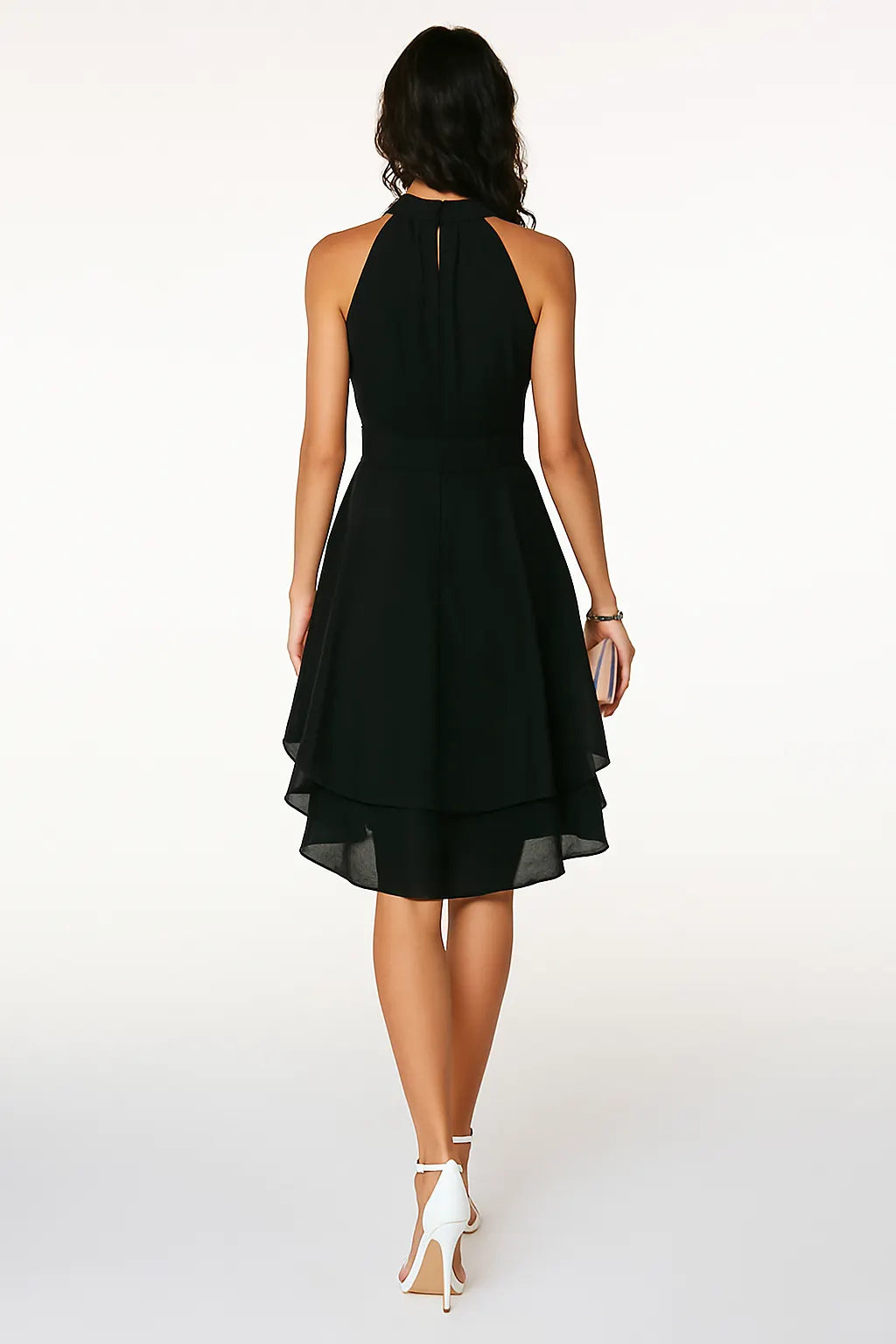 Frieda | Halter Dress with Ruffles