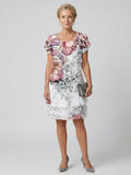 Kualani | Clean Floral Knee Length Dress