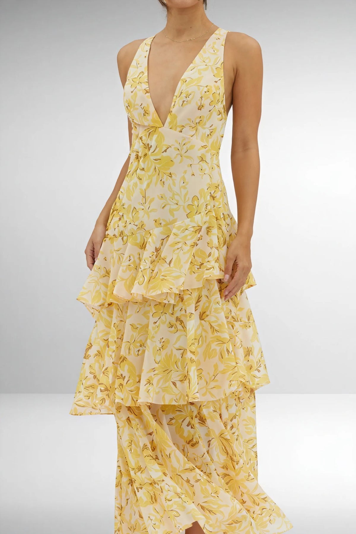 Maxikleid mit femininer Silhouette
