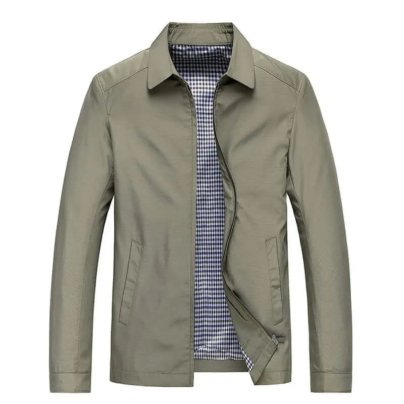 Herren Leichte Sommerjacke ReiÃŸverschluss