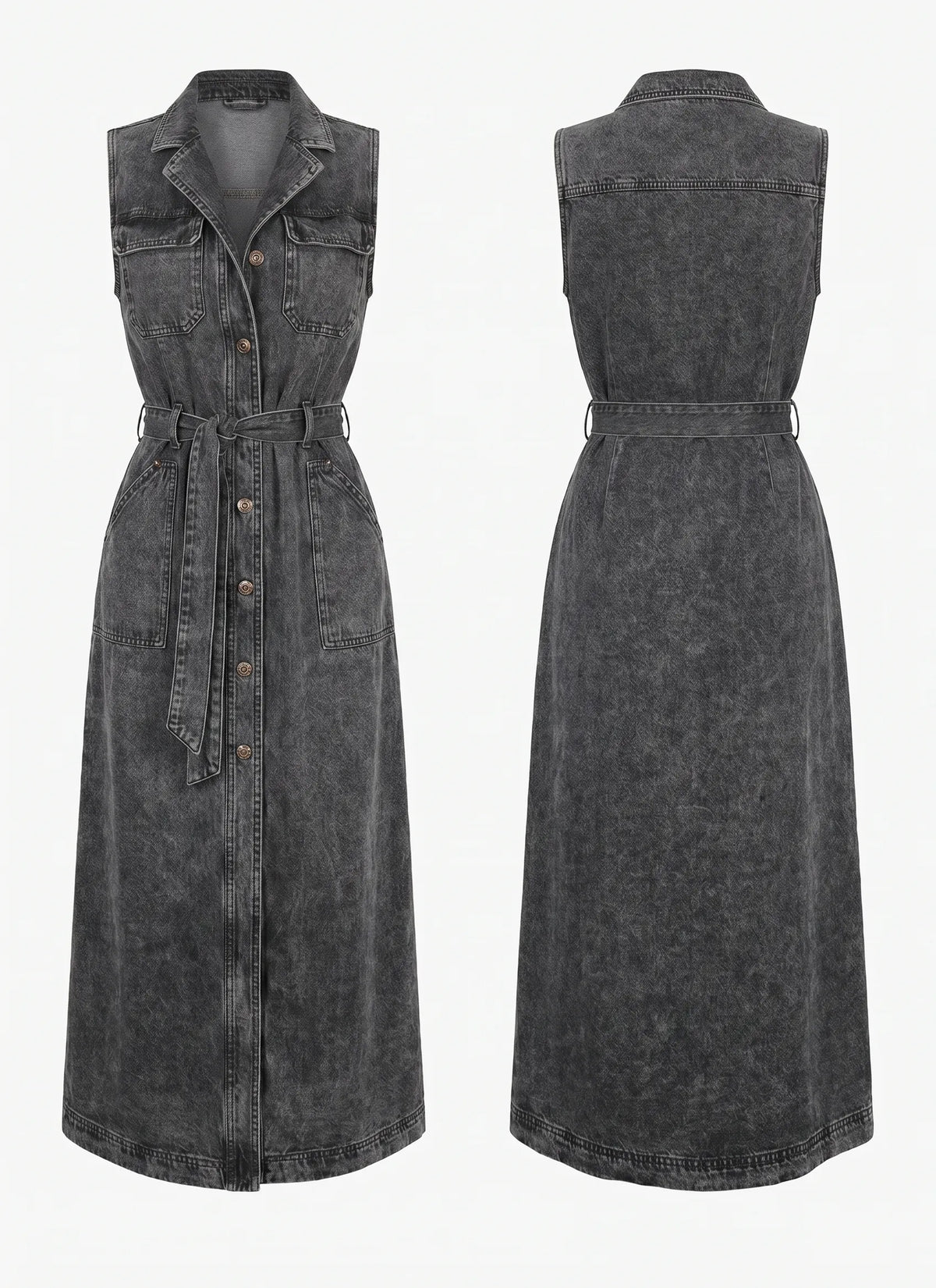 Robe longue en jean Lola