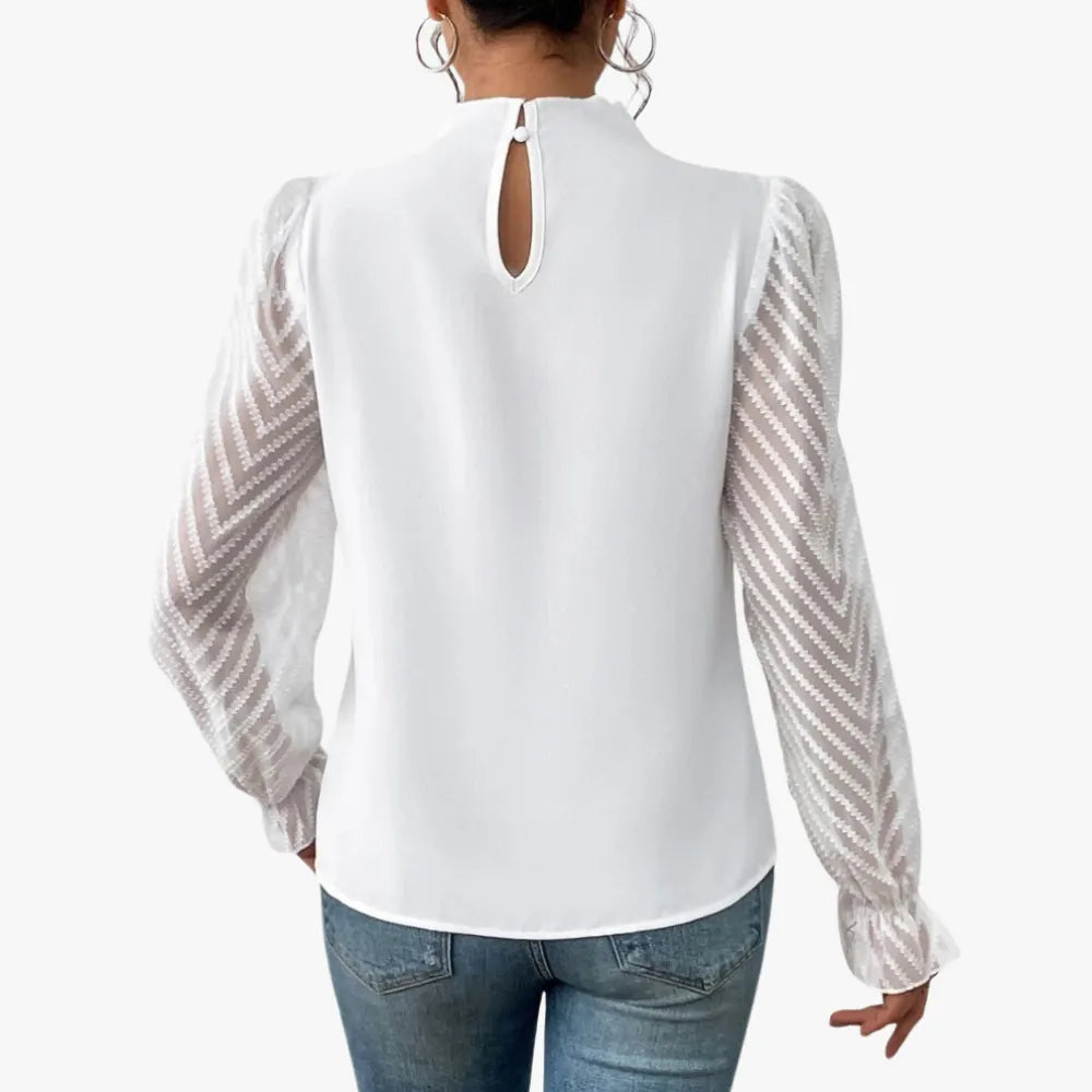 Elegante Bluse mit raffinierten Details