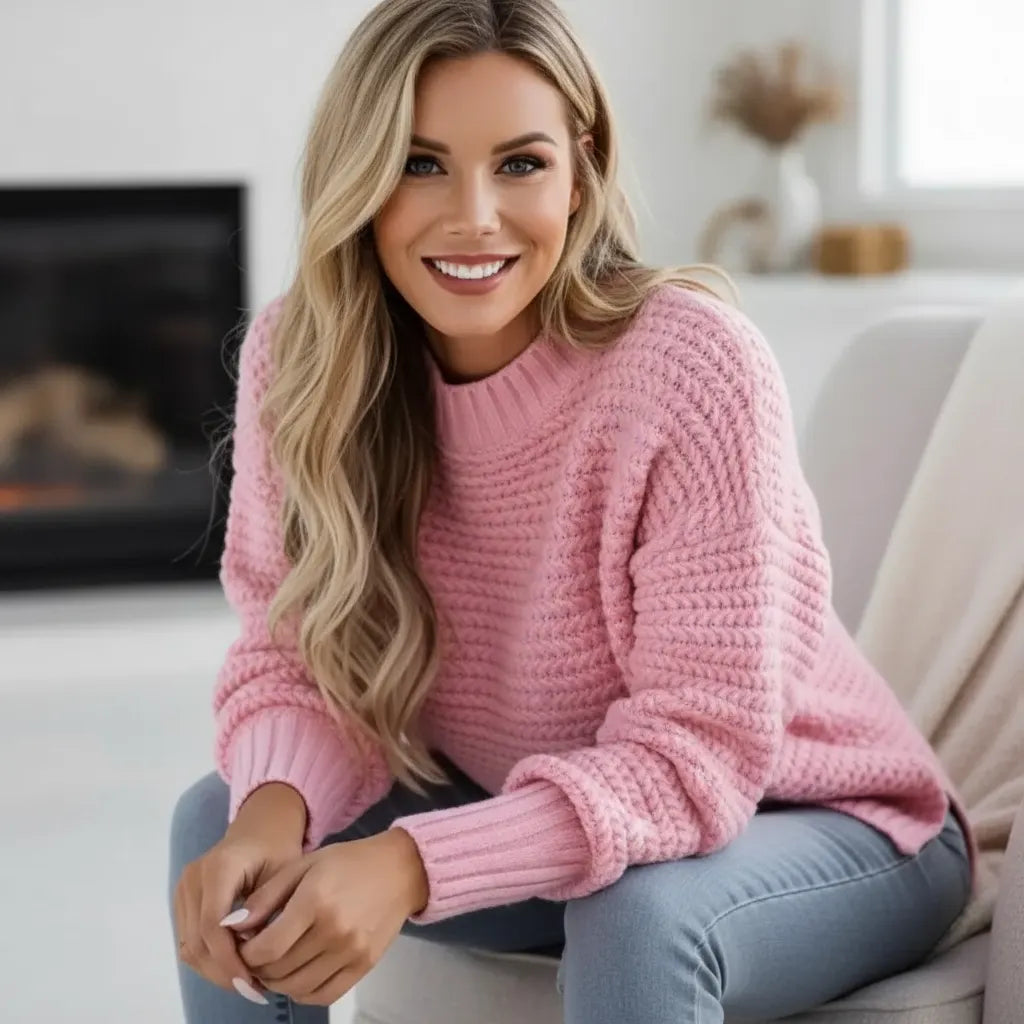 Cheska Zeitloser Grobstrickpullover