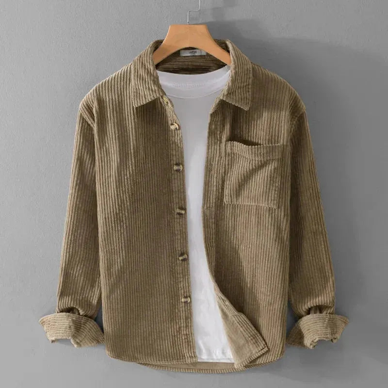 LÃ¤ssige Cordjacke FÃ¼r Herren