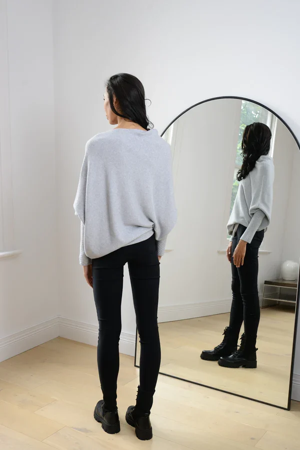 Mariemiâ„¢ - Asymmetrisch Drapierter Pullover