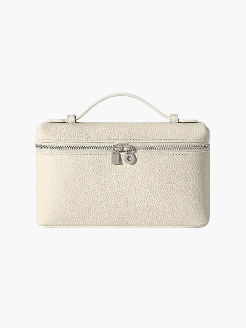 Strukturierte Handtasche mit Top-Griff