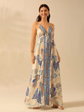 Vestido Longo Estampa Boho Tropical Rafaelly