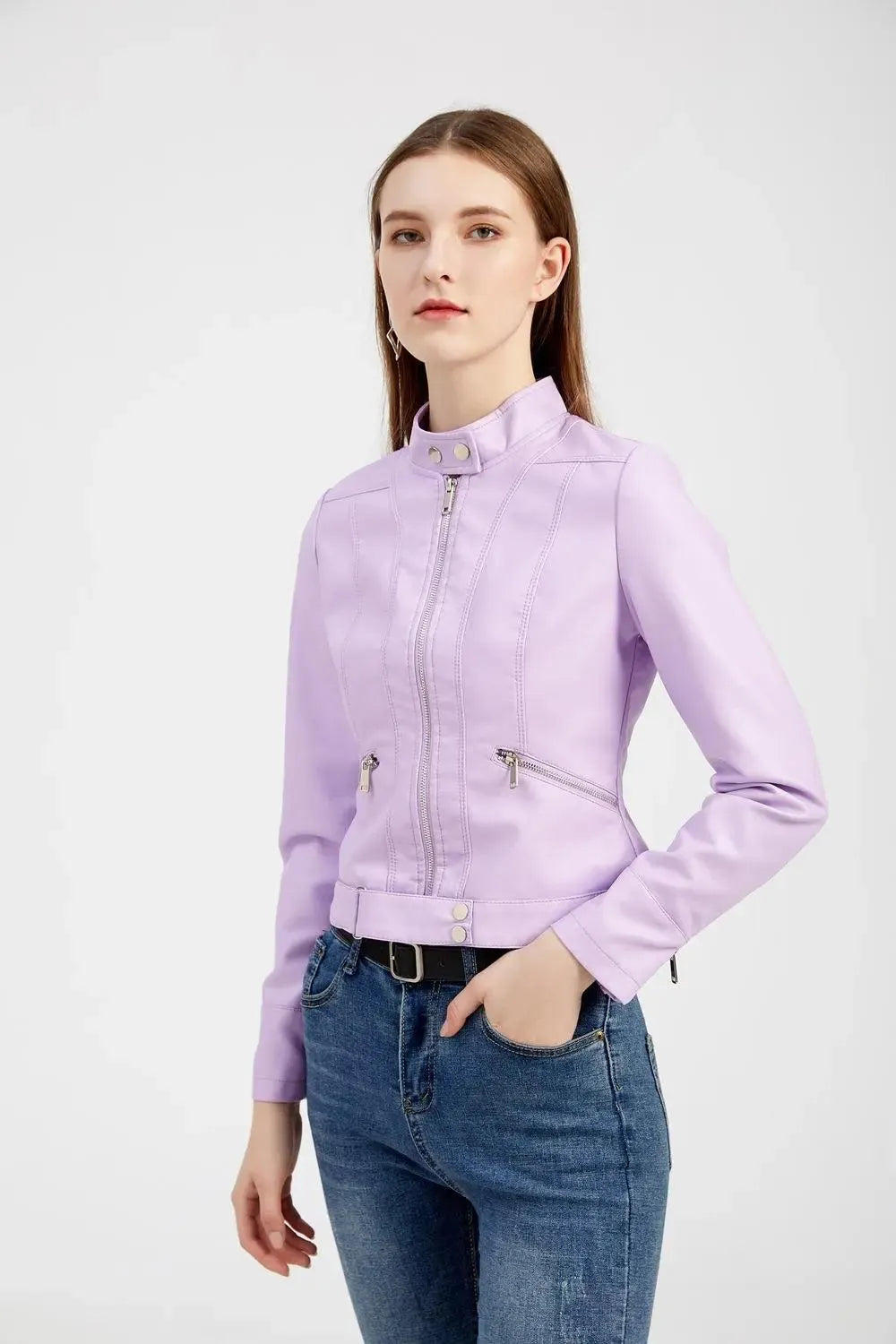 Elegante Leren Jas Voor Dames â€“ Tijdloos, Duurzaam & Comfortabel