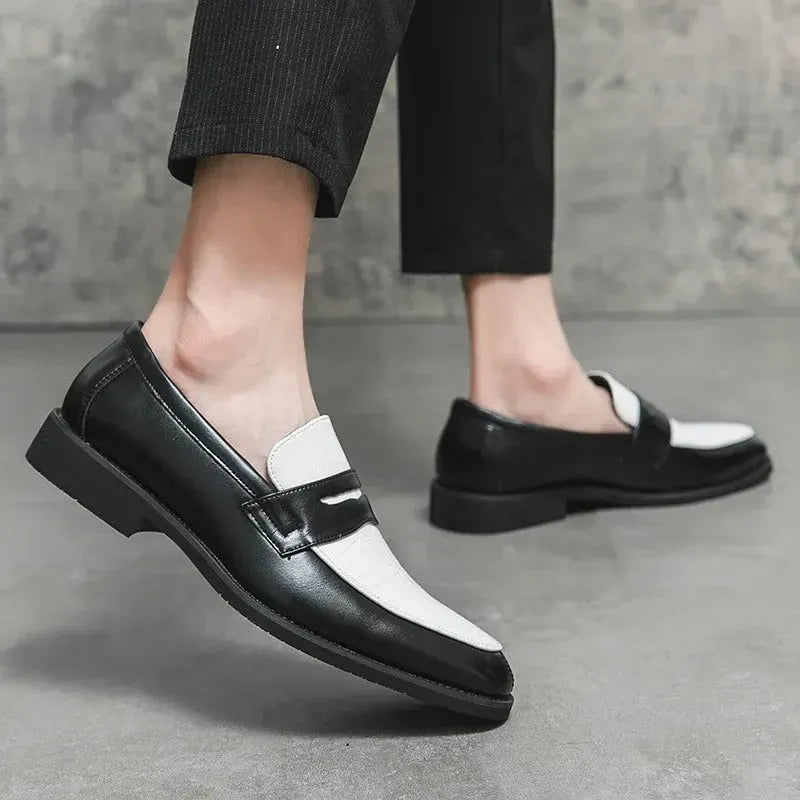 Herren Sommer Loafer Plateau