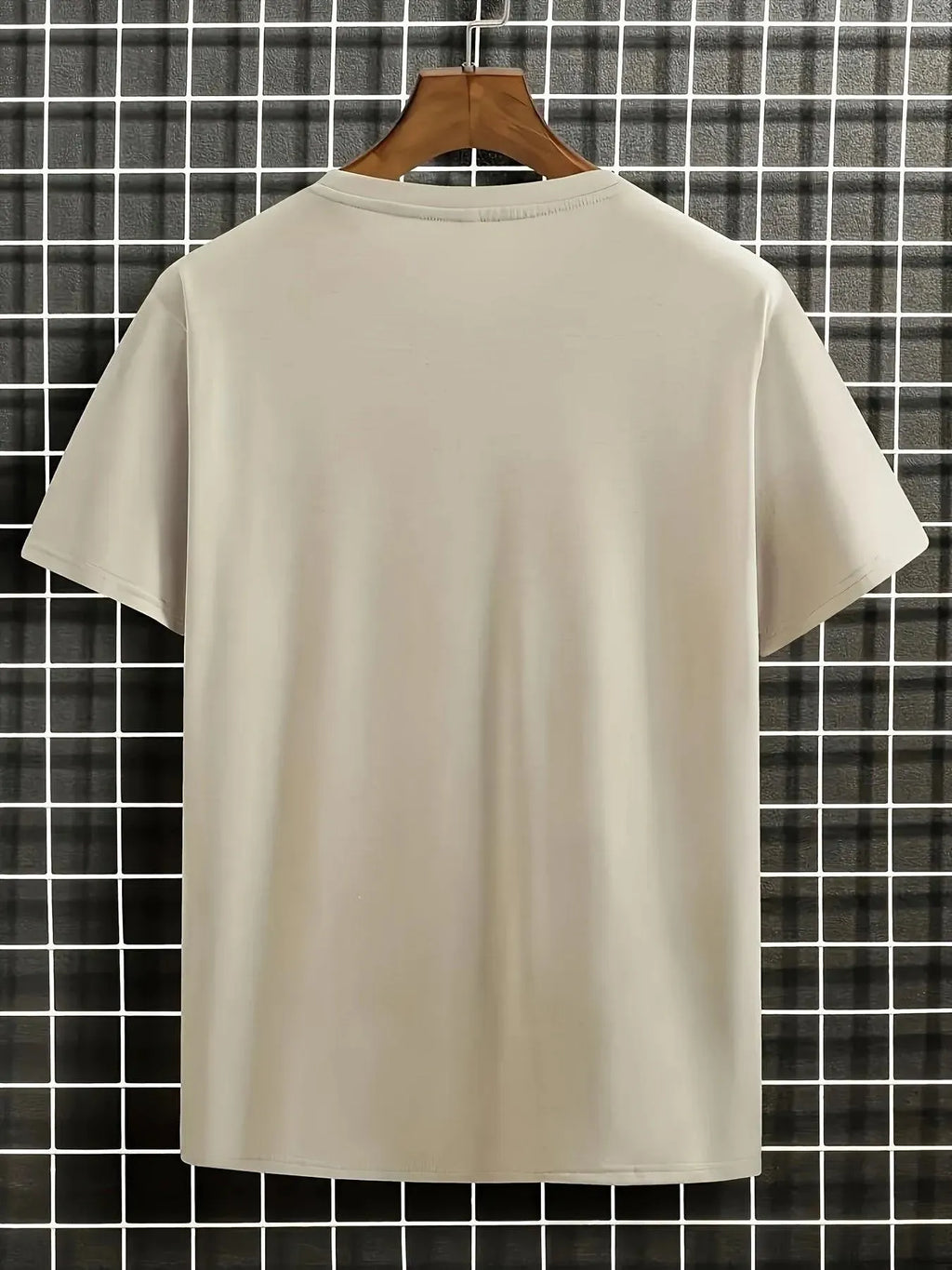 Herren T-shirt Blumen Und Wellen Design