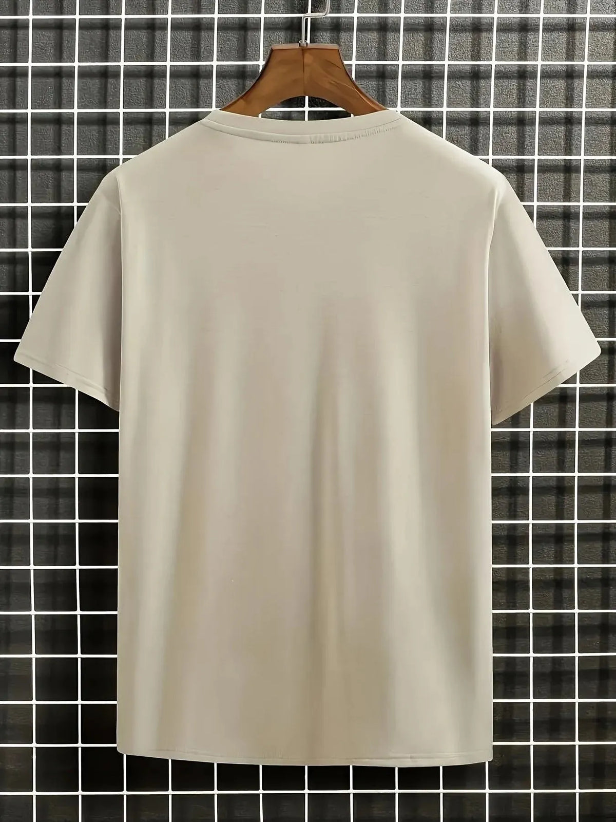 Herren T-shirt Blumen Und Wellen Design
