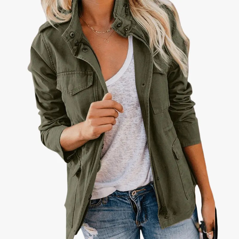 Militär-inspirierte Freizeitjacke
