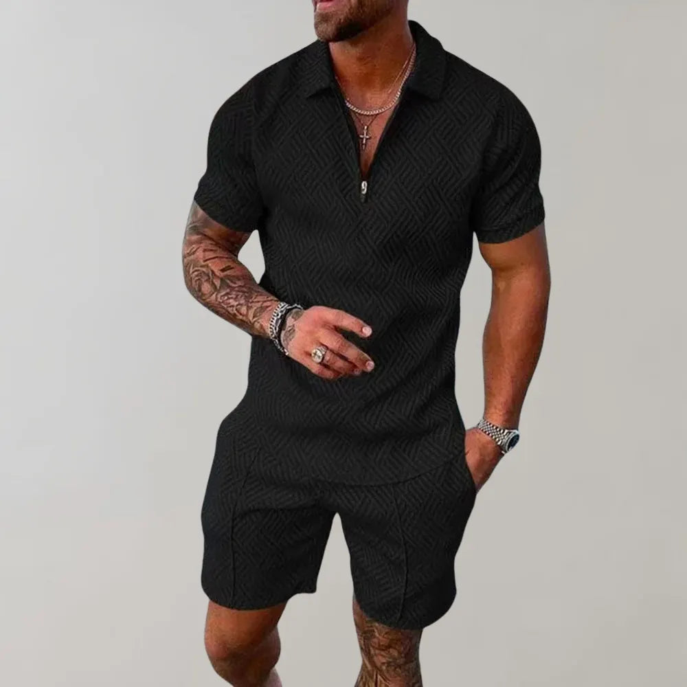 Polo Und Shorts Sommer Satz Herren