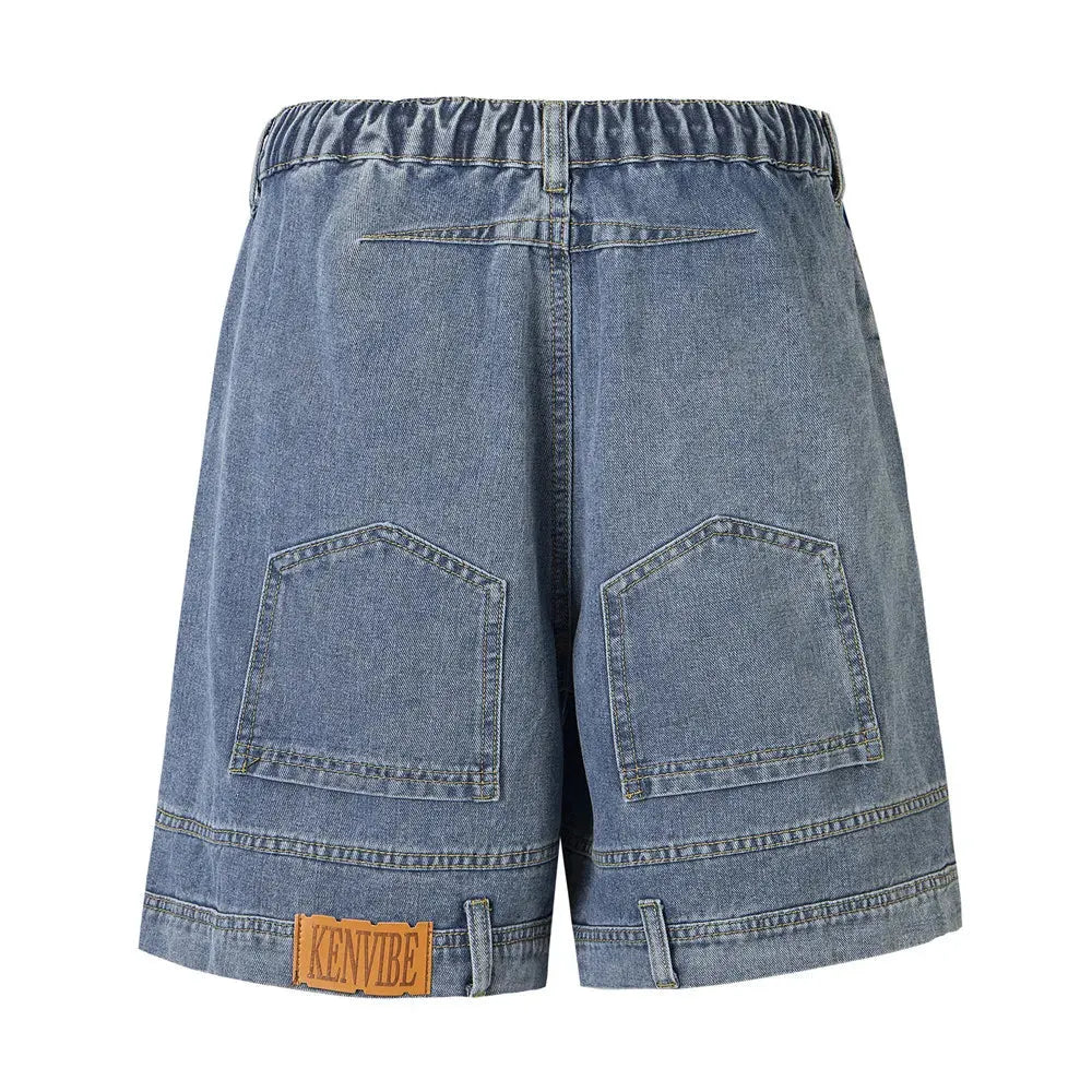 MAUD | Denim Shorts met Urban Oversized Look – Stoer, Comfortabel & Streetproof