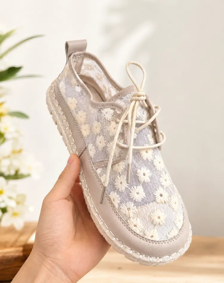 Elly | Floral Pattern Sneakers