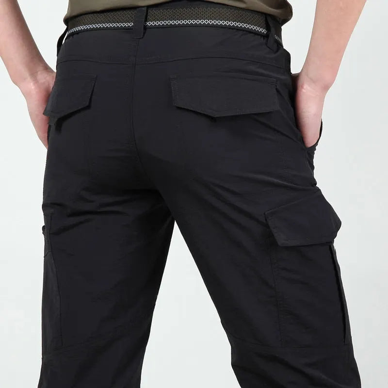 Funktionale Und Stilvolle Herren Cargo Hose Mit Praktischen Klappen Taschen