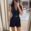 Eloisa - Stilfuld Ærmeløs Jumpsuit