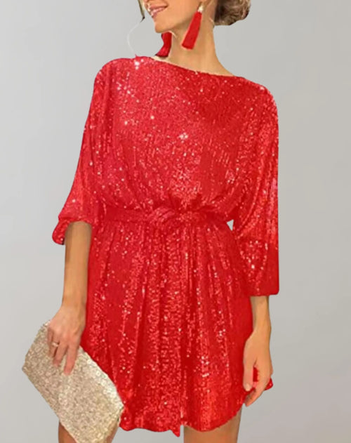 -  Glitzerndes Paillettenkleid für Damen