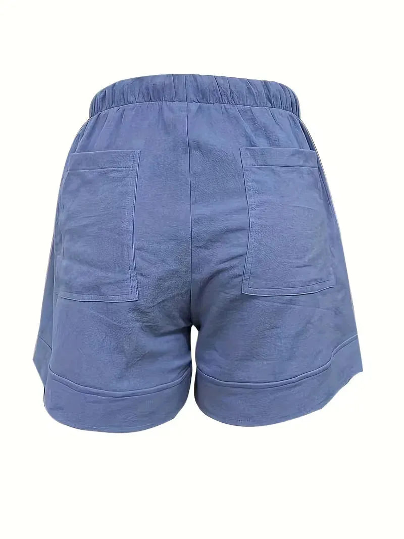 Casual Summer Pants for Women with Elastic Waistband