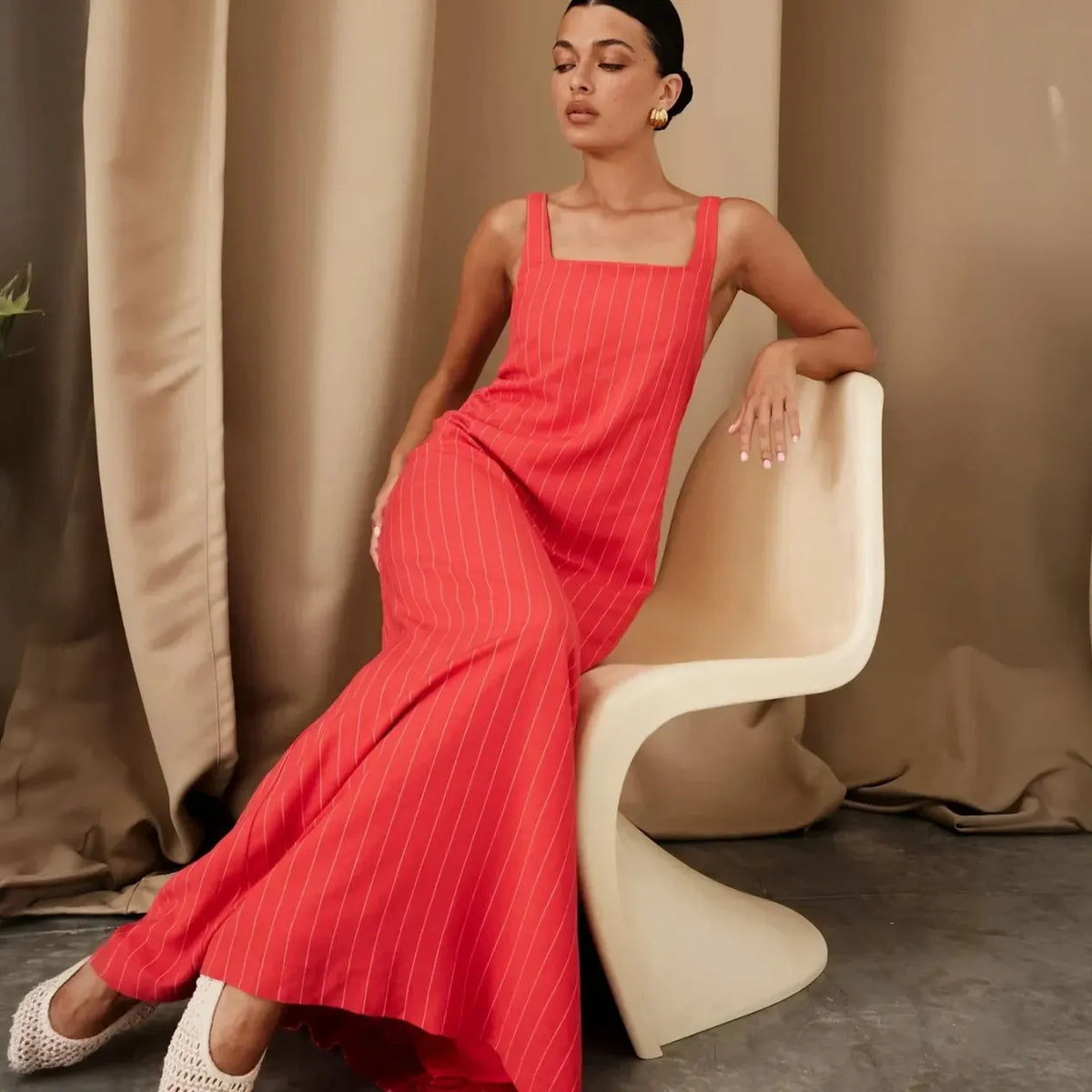 Elegantes Sommerkleid mit lÃ¤ssigem Schnitt