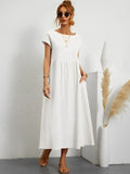 Atemberaubendes Baumwoll-Sommerkleid mit Bequemem Schnitt fÃ¼r Warmes Wetter