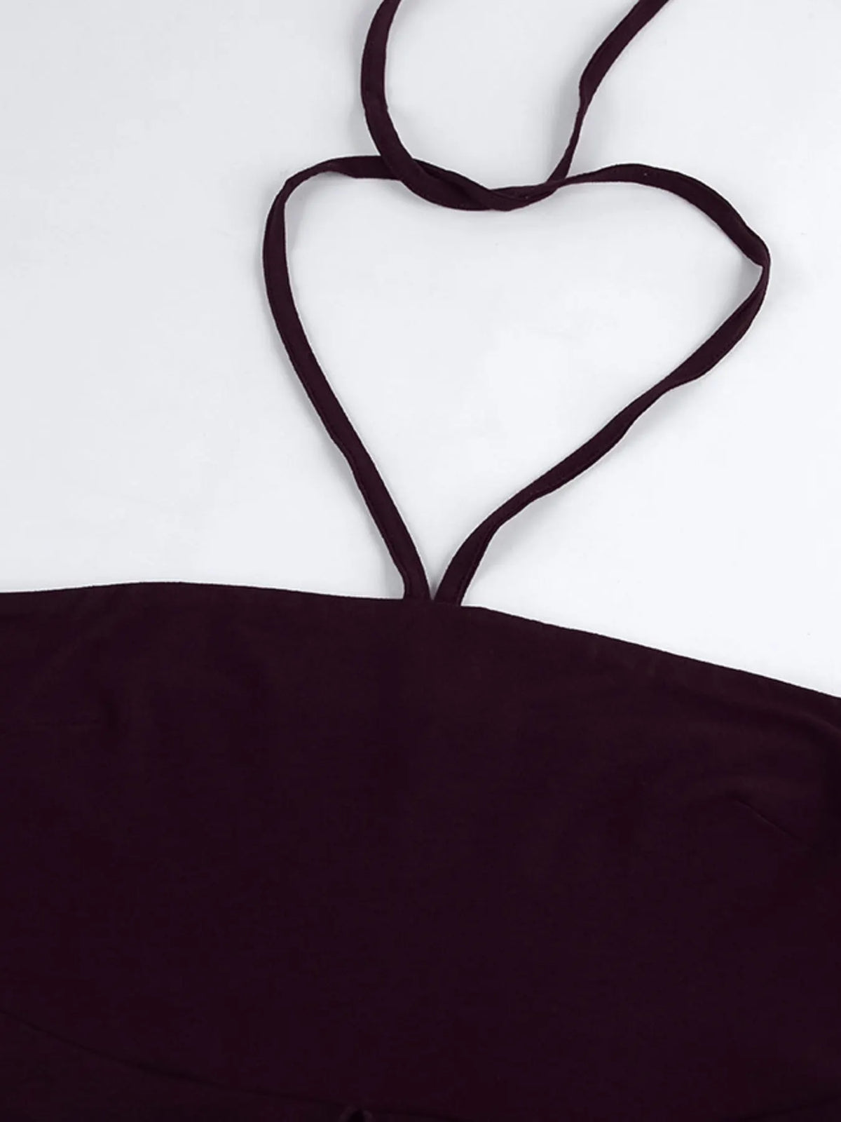 Halter Neck Asymmetrical Hem Cami