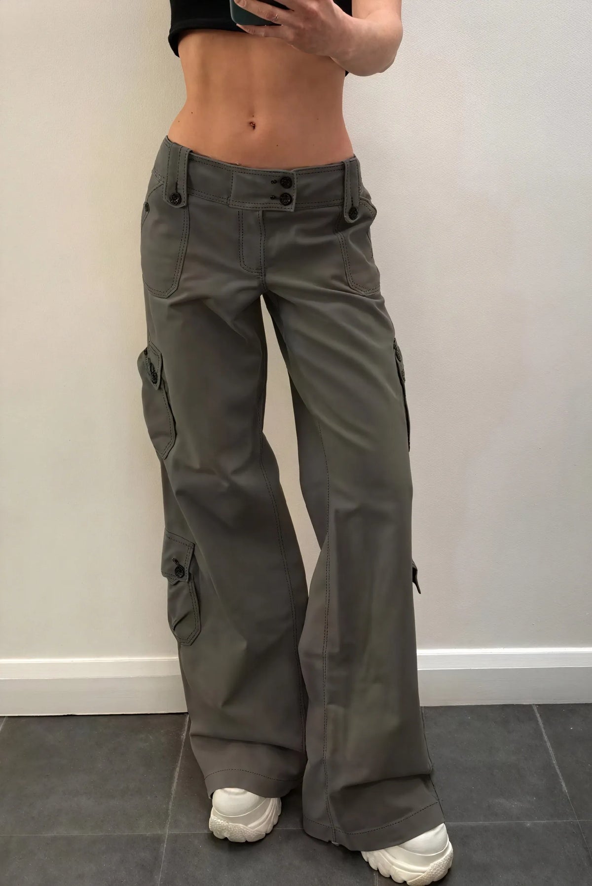 Vielseitige Hose mit hohem Bund