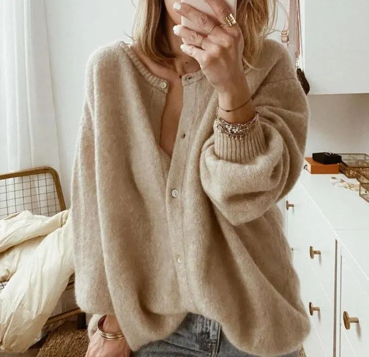 - Cozy Chic modische Allround-Strickjacke