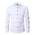 - knitterfreien langärmeligen Poloshirt