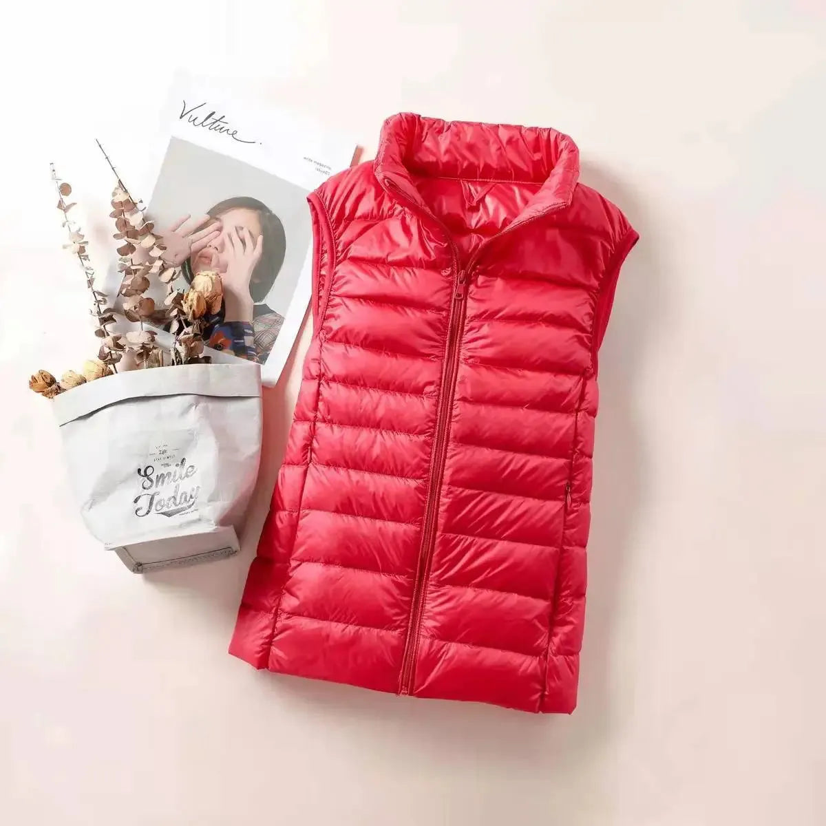 MIREILLE | Lichte Gewatteerde Dames Bodywarmer – Winddicht, Getailleerd & Perfect Voor Tussenseizoenen
