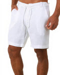 Basis Leinen Shorts Für Herren