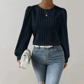 Violet | Elegante Plissee-Bluse