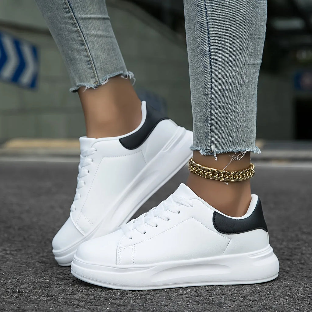 DESIRE | Comfortabele Witte Sneakers Voor Dames - Tijdloos & Lichtgewicht