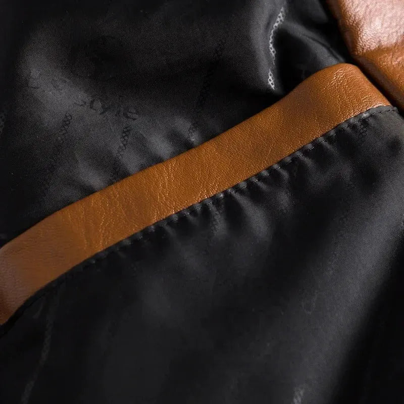 Stylische Lederjacke Für Männer