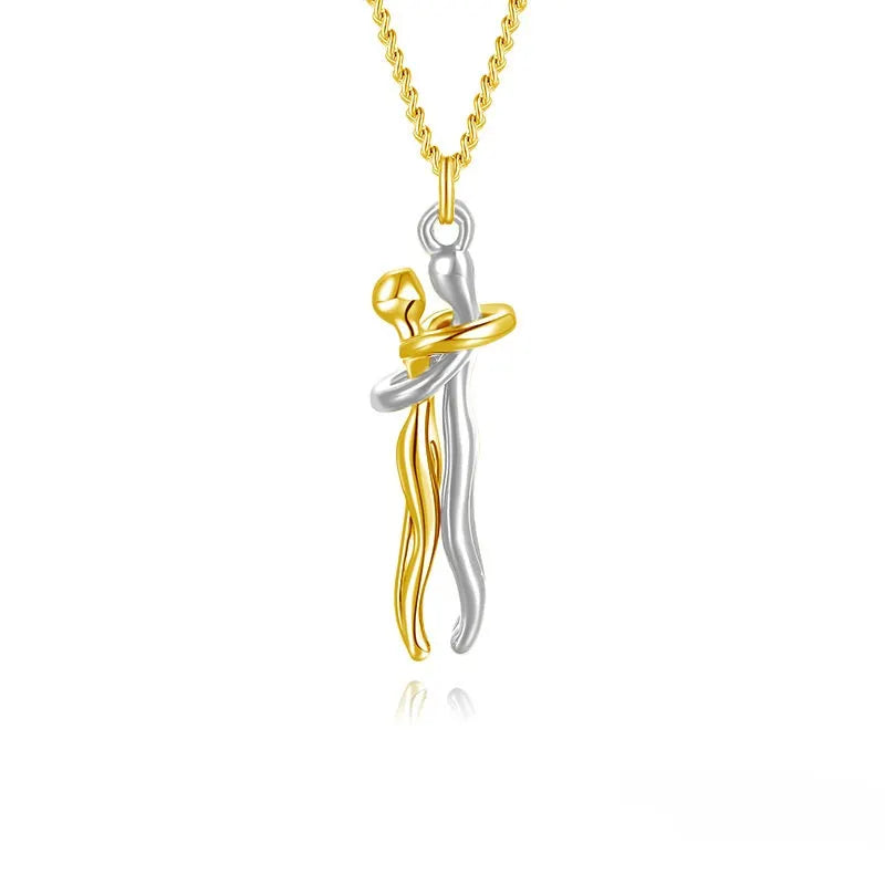 AMPLEXUS | Knuffelketting Met Omhelzende Figuren – Symbolisch, Ontroerend & Perfect Als Liefdescadeau