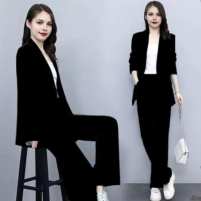 Eleganter Hosenanzug mit tailliertem Blazer