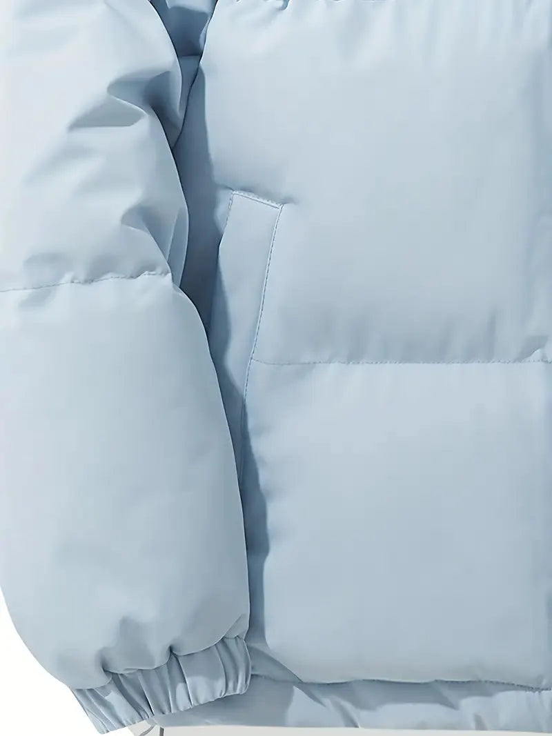 Damen-Pufferjacke aus 100 % Polyester fÃ¼r den Winter
