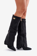 Kiara | Elegant Knee-High Boots with Buckle
