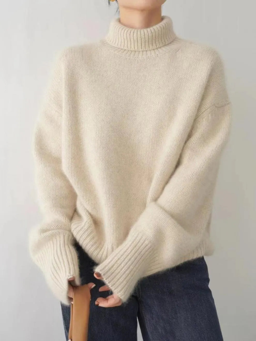 Lara | Cashmere Rullekravetrøje