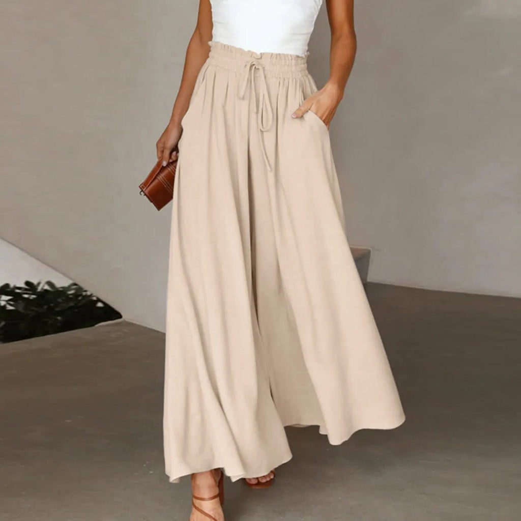Pantalon larges et taille Ã©lastiquÃ©e