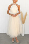 Feminines Sommerkleid mit flieÃŸendem Rock & eleganter Silhouette