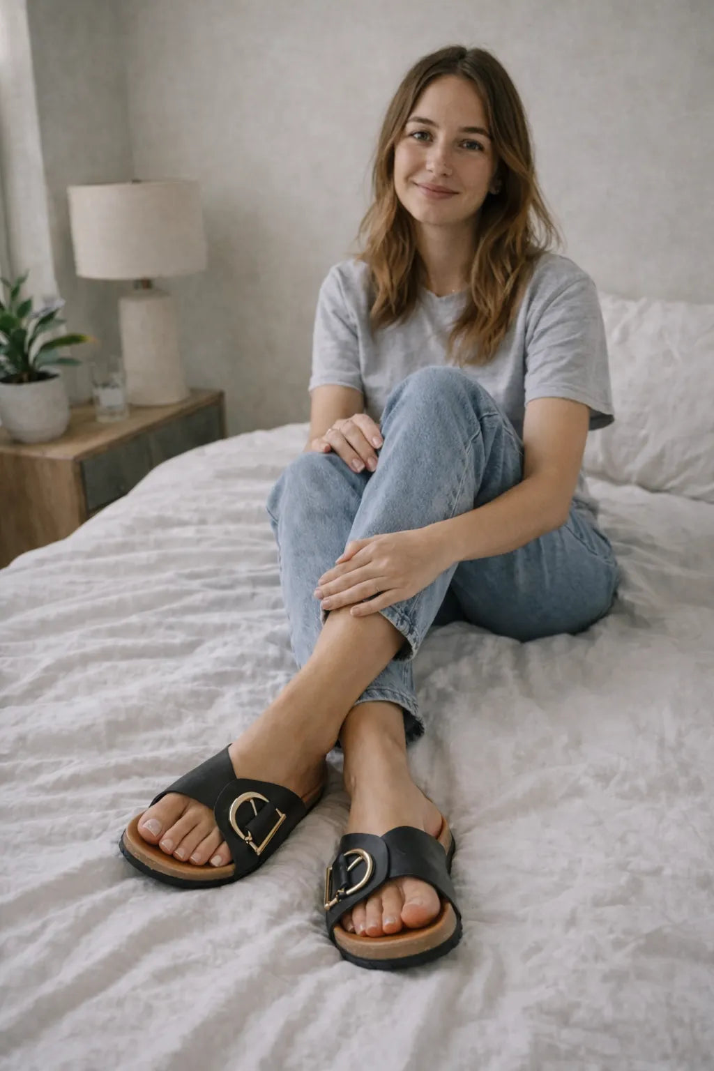 Damen Sandalen mit Schnallen-Design