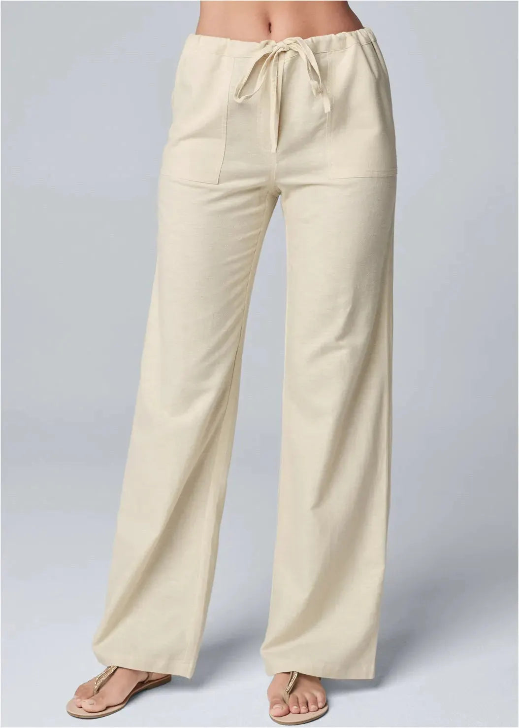 Weite Hose mit Kordelzug – Zeitlose Eleganz