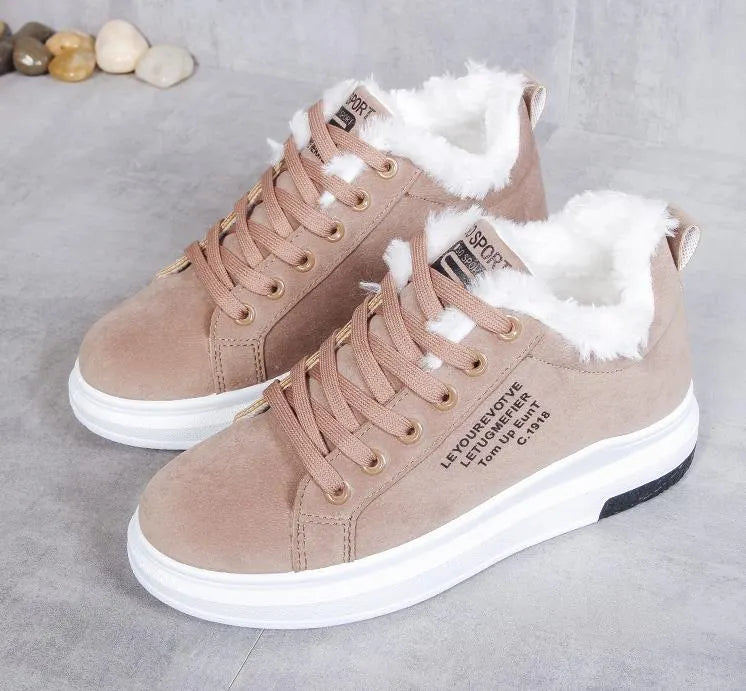 Winter-Sneakers mit Futter & Struktur