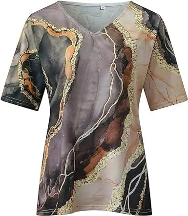 Carnale - Originelles Damen-T-Shirt im Boho-Stil
