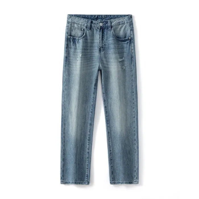 Herren entspannte Jeans im modernen Destroyed-Look