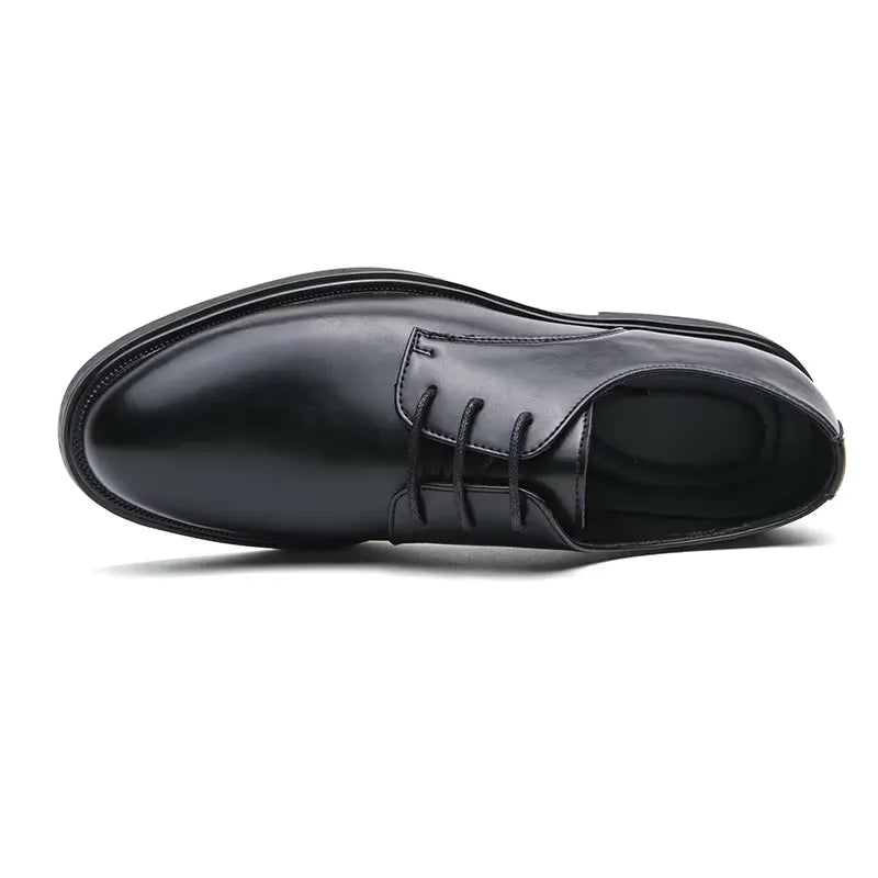 Elegante Herrenschuhe Aus Leder Mit Schnürung Und Rutschfester Sohle